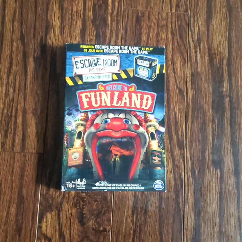 🛍Escape Room The Game Welcome To Funland Multiplayer Board Game Mature 16+